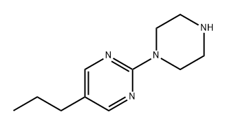 Pyrimidine, 2-(1-piperazinyl)-5-propyl- Structure