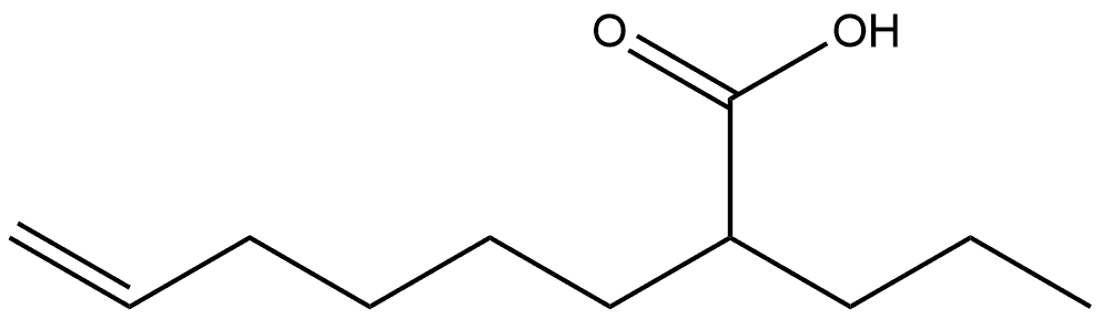 2-Propyloct-7-enoic acid Structure