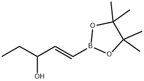 1-Penten-3-ol, 1-(4,4,5,5-tetramethyl-1,3,2-dioxaborolan-2-yl)-, (E)- (9CI) Structure