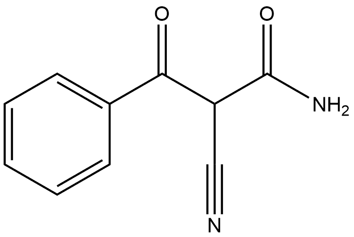 Benzoyl-cyanacetamid Structure