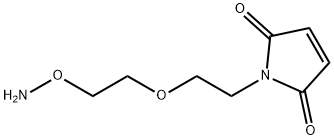 1-[2-[2-(Aminooxy)ethoxy]ethyl]-1H-pyrrole-2,5-dione Structure