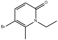 5-Bromo-1-ethyl-6-methylpyridin-2(1H)-one Structure