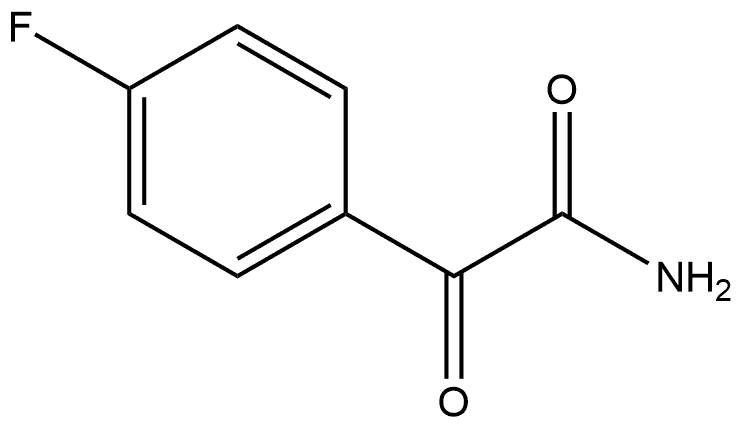 4-Fluoro-α-oxobenzeneacetamide Structure