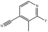 4-Pyridinecarbonitrile, 2-fluoro-3-methyl- Structure