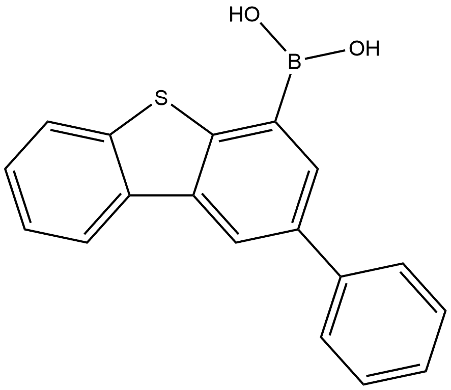 B-(2-Phenyl-4-dibenzothienyl)boronic acid Structure