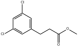 Benzenepropanoic acid, 3,5-dichloro-, methyl ester Structure