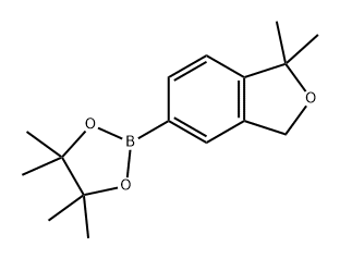 Isobenzofuran, 1,3-dihydro-1,1-dimethyl-5-(4,4,5,5-tetramethyl-1,3,2-dioxaborolan-2-yl)- Structure