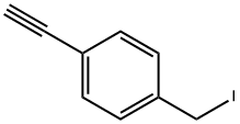 Benzene, 1-ethynyl-4-(iodomethyl)- Structure