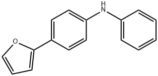 Benzenamine, 4-(2-furanyl)-N-phenyl- Structure