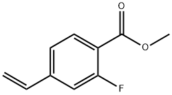 Benzoic acid, 4-ethenyl-2-fluoro-, methyl ester Structure