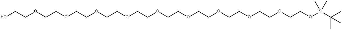 Tbdms-PEG10-alcohol Structure