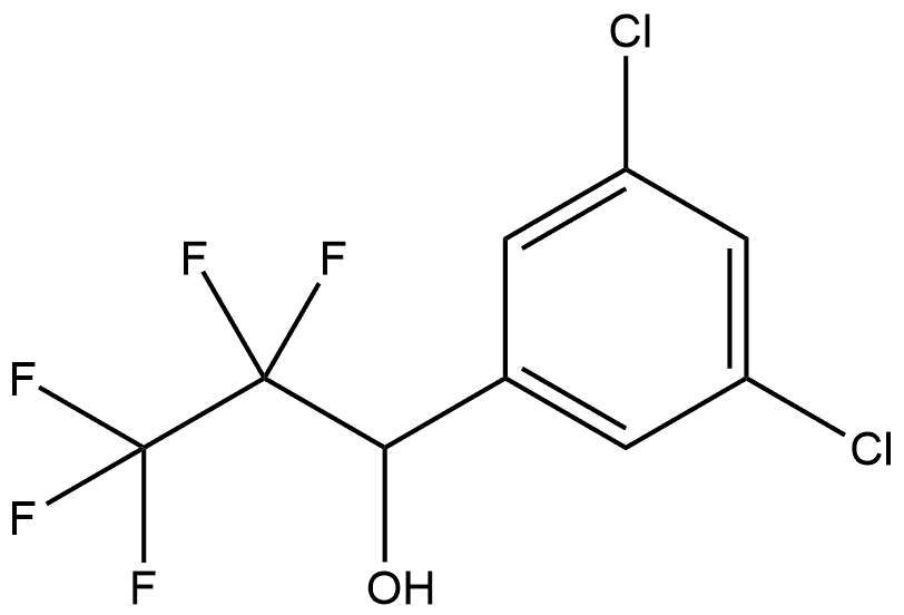 3,5-Dichloro-α-(1,1,2,2,2-pentafluoroethyl)benzenemethanol Structure