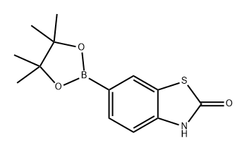 2(3H)-Benzothiazolone, 6-(4,4,5,5-tetramethyl-1,3,2-dioxaborolan-2-yl)- Structure