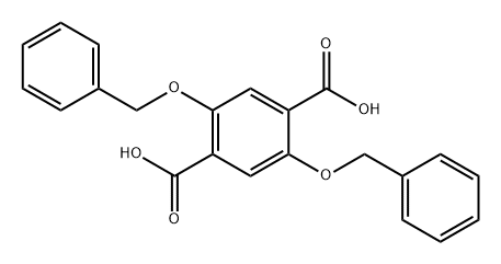 1,4-Benzenedicarboxylic acid, 2,5-bis(phenylmethoxy)- Structure