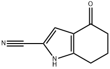 1H-Indole-2-carbonitrile, 4,5,6,7-tetrahydro-4-oxo- Structure