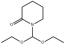 2-Piperidinone, 1-(diethoxymethyl)- 구조식 이미지