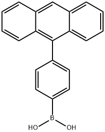 Boronic acid, B-[4-(9-anthracenyl)phenyl]- 구조식 이미지