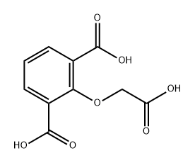 1,3-Benzenedicarboxylic acid, 2-(carboxymethoxy)- Structure