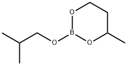 1,3,2-Dioxaborinane, 4-methyl-2-(2-methylpropoxy)- Structure