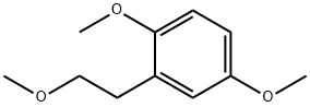 Benzene, 1,4-dimethoxy-2-(2-methoxyethyl)- Structure