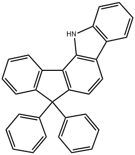 Indeno[1,2-a]carbazole, 7,12-dihydro-7,7-diphenyl- Structure