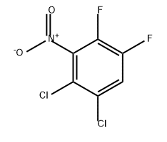 Benzene, 1,2-dichloro-4,5-difluoro-3-nitro- Structure