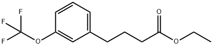 Benzenebutanoic acid, 3-(trifluoromethoxy)-, ethyl ester 구조식 이미지