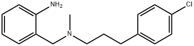 2-[[3-(4-chlorophenyl)propyl-methyl-amino]methyl]aniline Structure