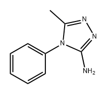 4H-1,2,4-Triazol-3-amine, 5-methyl-4-phenyl- Structure