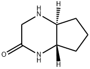 2H-Cyclopenta[b]pyrazin-2-one, octahydro-, (4aS,7aS)- Structure