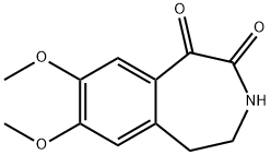 1H-3-Benzazepine-1,2(3H)-dione, 4,5-dihydro-7,8-dimethoxy- Structure