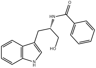 Benzamide, N-[2-hydroxy-1-(1H-indol-3-ylmethyl)ethyl]-, (S)- (9CI) Structure