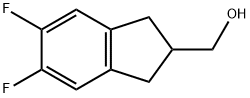 1H-Indene-2-methanol, 5,6-difluoro-2,3-dihydro- Structure