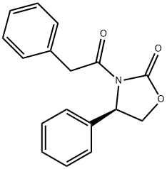 2-Oxazolidinone, 4-phenyl-3-(2-phenylacetyl)-, (4R)- Structure