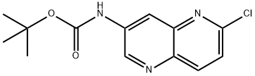 tert-butyl (6-chloro-1,5-naphthyridin-3-yl)carbamate Structure