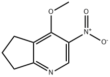 4-methoxy-3-nitro-6,7-dihydro-5H-cyclopenta[b]pyridine Structure