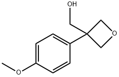 [3-(4-methoxyphenyl)oxetan-3-yl]methanol 구조식 이미지