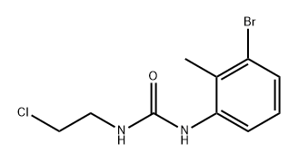 Urea, N-(3-bromo-2-methylphenyl)-N'-(2-chloroethyl)- 구조식 이미지