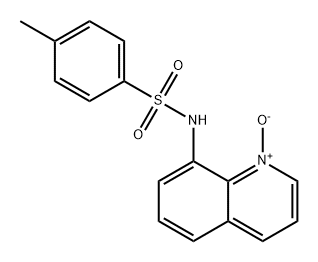 Benzenesulfonamide, 4-methyl-N-(1-oxido-8-quinolinyl)- 구조식 이미지