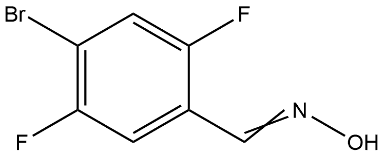 4-Bromo-2,5-difluorobenzaldehyde oxime Structure