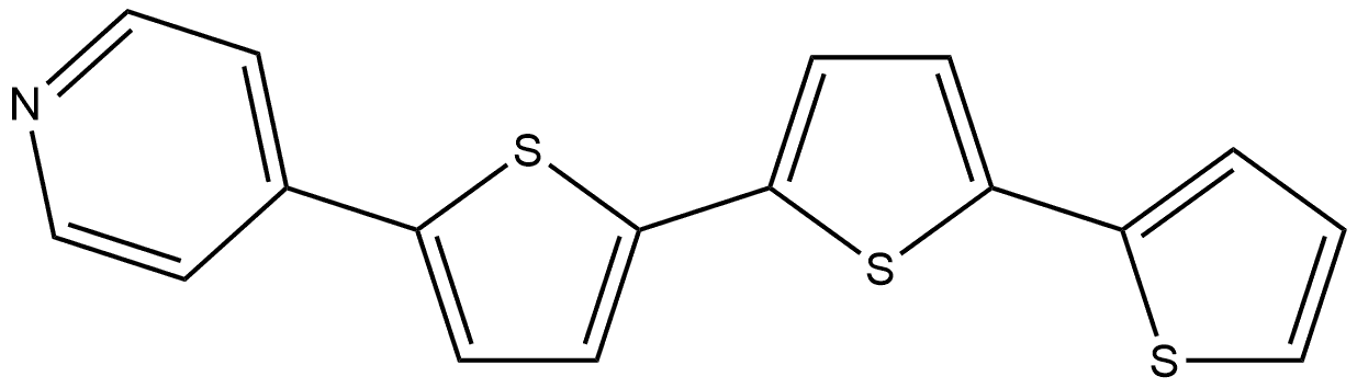 Pyridine, 4-[2,2':5',2''-terthiophen]-5-yl- (9CI) 구조식 이미지