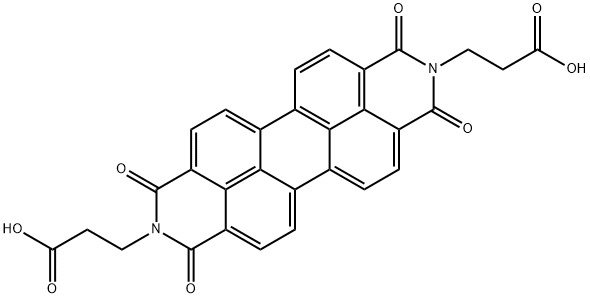 Anthra[2,1,9-def:6,5,10-d'e'f']diisoquinoline-2,9-dipropanoic acid, 1,3,8,10-tetrahydro-1,3,8,10-tetraoxo- Structure