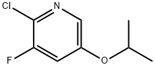 2-Chloro-3-fluoro-5-isopropoxypyridine Structure