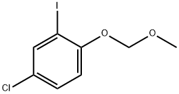 4-Chloro-2-iodo-1-(methoxymethoxy)benzene Structure