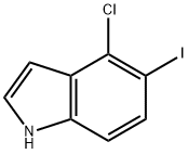 4-Chloro-5-iodoindole Structure