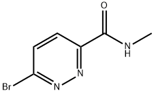 6-bromo-N-methyl-3-pyridazinecarboxamide Structure