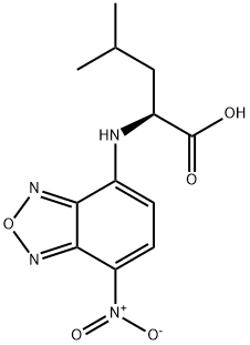 (S)-4-Methyl-2-((7-nitrobenzo[c][1,2,5]oxadiazol-4-yl)amino)pentanoic acid Structure