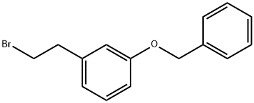 Benzene, 1-(2-bromoethyl)-3-(phenylmethoxy)- Structure