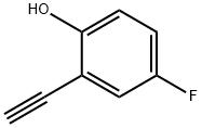 Phenol, 2-ethynyl-4-fluoro- 구조식 이미지