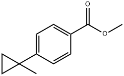 methyl 4-(1-methylcyclopropyl)benzoate Structure